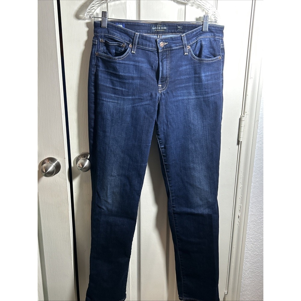 Lucky Brand Womens Jeans Size 12/31 Sweet Straight Leg Blue Denim Casual